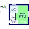 Однокомнатная квартира г. Минск,  ул. Каховская, 70