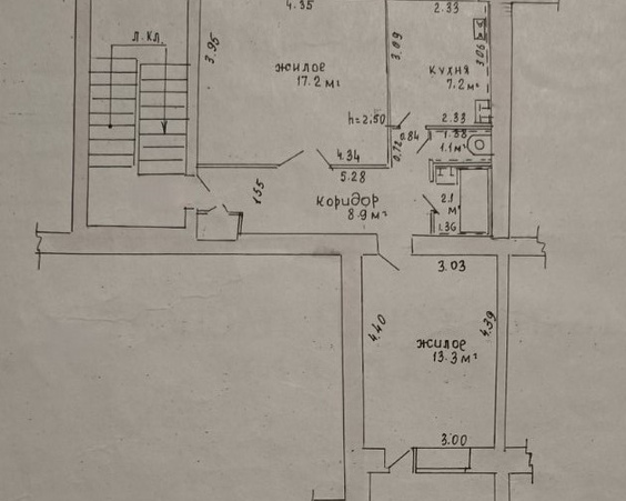 Двухкомнатная квартира г. Молодечно, ул. Скорины, 14