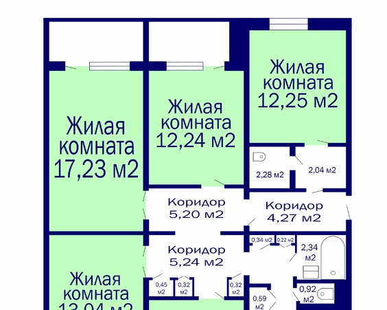 Четырехкомнатная квартира  г. Минск, ул. Голубева, д. 11