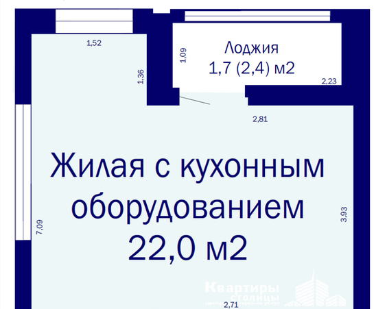 Однокомнатные
