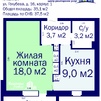 Однокомнатная квартира г. Минск, ул. Голубева, д. 16/1